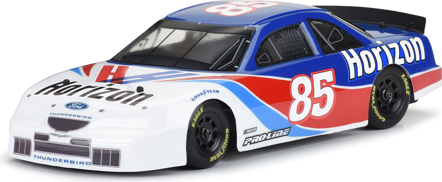 1/12 Pre-Cut 1996 Ford Thunderbird Clear Body: Losi NASCAR
