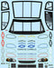 1/12 Pre-Cut 1996 Chevy Monte Carlo Clear Body: Losi NASCAR
