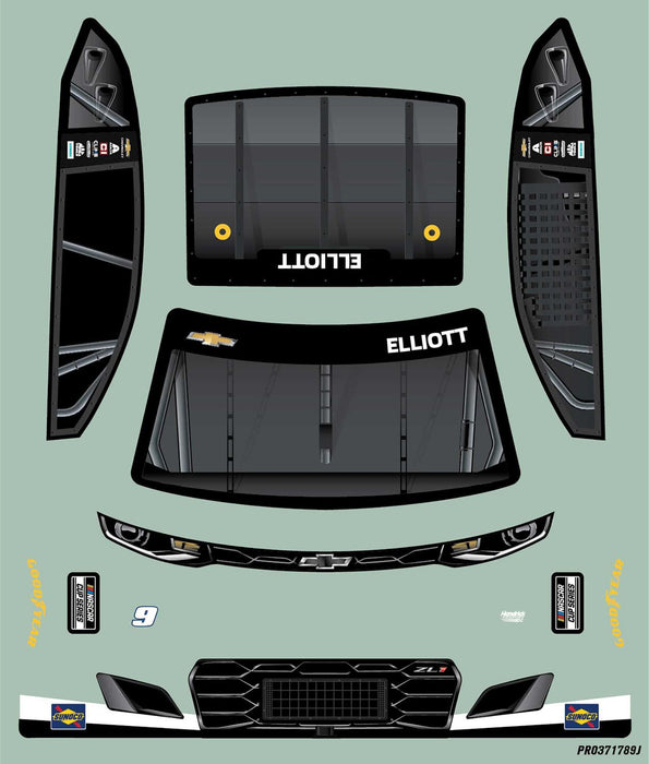 Limited Edition 1/12 Pre-Painted Chase Elliott #9 Amazon Prime 2025 Body: NASCAR GROM