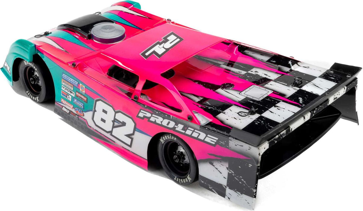 1/12 Pre-Cut Dirt Late Model Tombstone Hi-Performance Clear Body: Losi GROM ALM and NASCAR