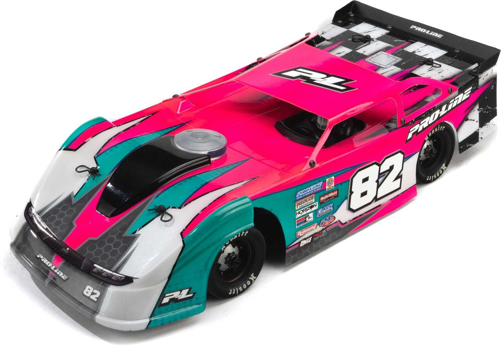 1/12 Pre-Cut Dirt Late Model Tombstone Hi-Performance Clear Body: Losi GROM ALM and NASCAR