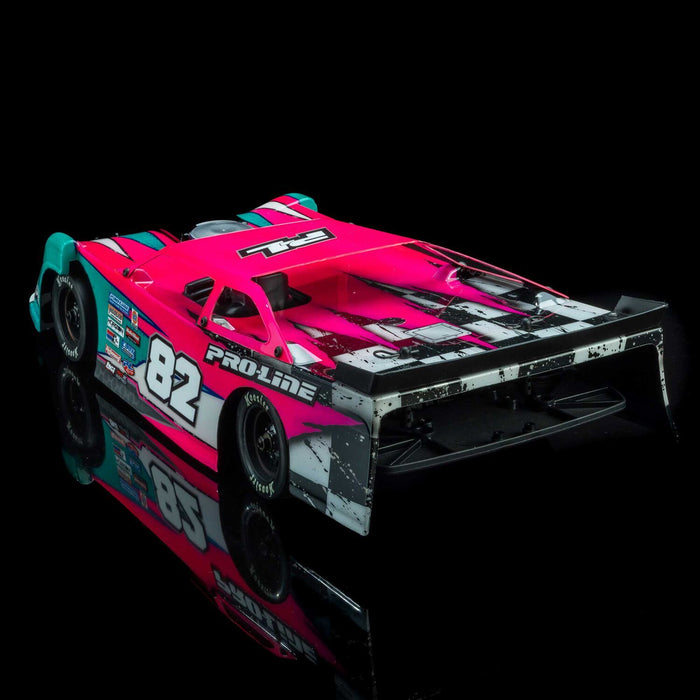 1/12 Pre-Cut Dirt Late Model Tombstone Hi-Performance Clear Body: Losi GROM ALM and NASCAR