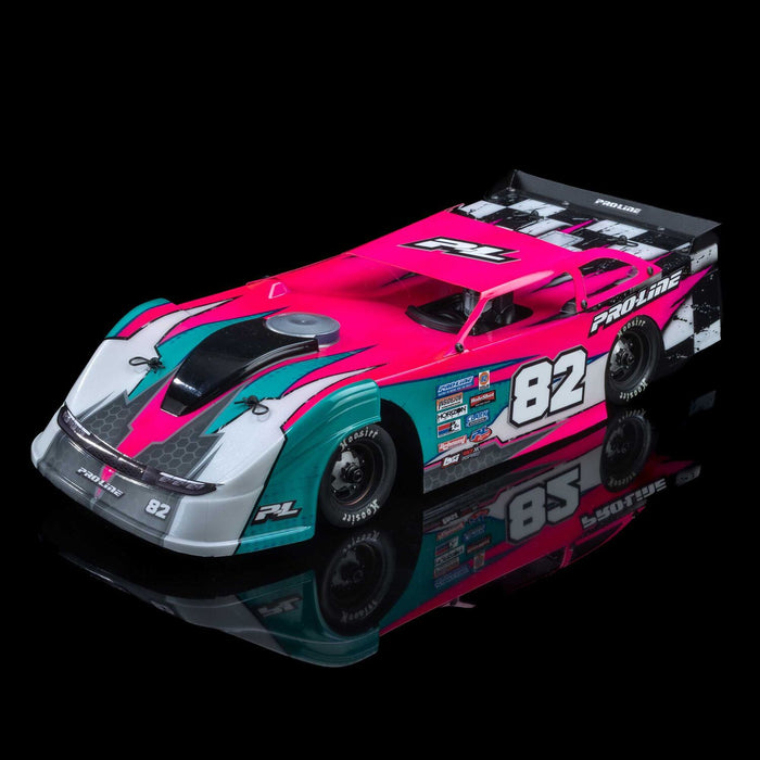 1/12 Pre-Cut Dirt Late Model Tombstone Hi-Performance Clear Body: Losi GROM ALM and NASCAR
