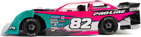1/12 Pre-Cut Dirt Late Model Tombstone Hi-Performance Clear Body: Losi GROM ALM and NASCAR