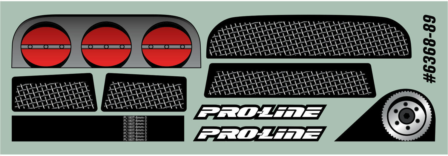 1/10 Drag Racing Clear Hood Scoops and Blowers Variety Pack