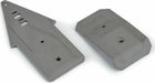 Bash Armor Front/Rear Skid Plates (Stone Gray) for ARRMA 3S Vehicles
