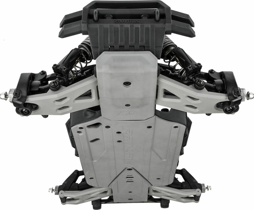 Bash Armor Front/Rear Skid Plates (Stone Gray) for ARRMA 3S Vehicles
