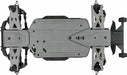 Bash Armor Front/Rear Skid Plates (Stone Gray) for ARRMA 3S Vehicles