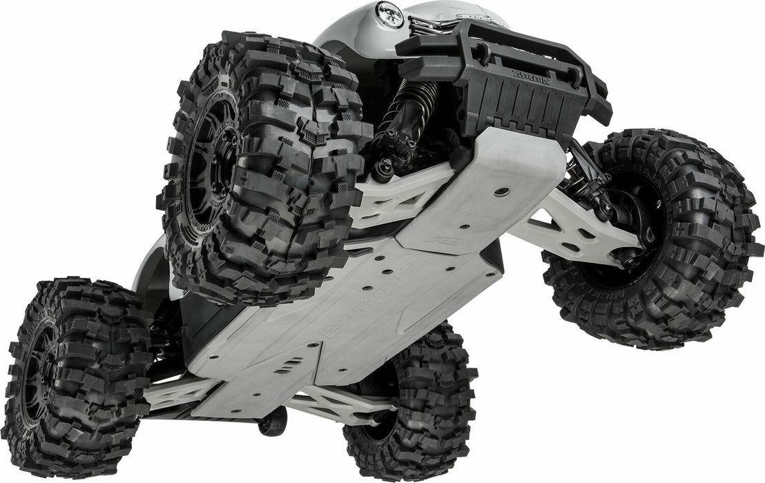 Bash Armor Front/Rear Skid Plates (Stone Gray) for ARRMA 3S Vehicles