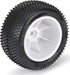 1/18 Prism Rear Carpet Mini-B Tires Mounted 8mm White Wheels (2)