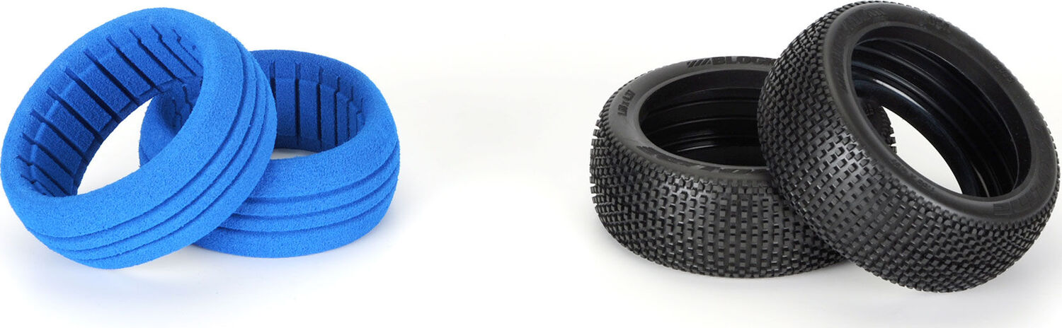 1/8 Blockade M3 Front/Rear Off-Road Buggy Tires (2)