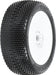 1/8 Hole Shot 2.0 S3 Front/Rear Buggy Tires Mounted 17mm White (2)
