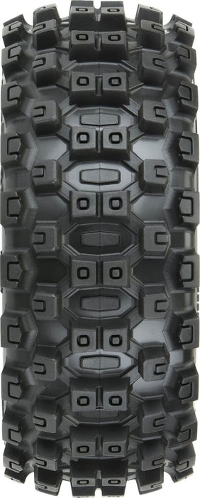 1/8 Badlands MX M2 Front/Rear Buggy Tires Mounted 17mm Black (2)