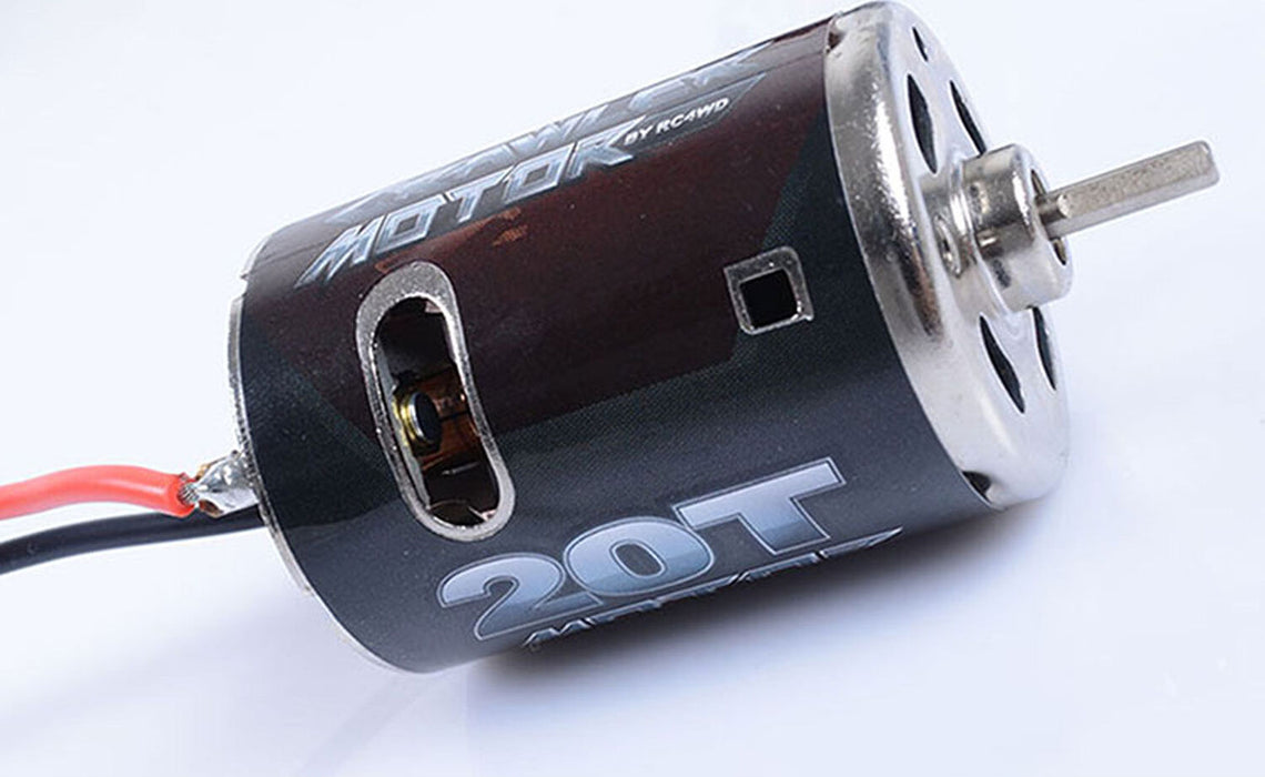 540 Crawler Brushed Motor, 20T: 3.5mm Bullet