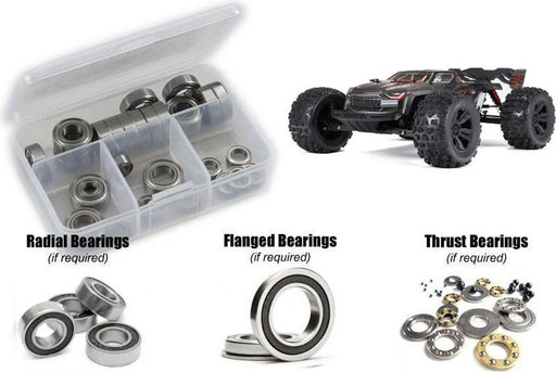 ARRMA Kraton 6s BLX Extreme Bash(#ARA8708) Rubber Shielded Bearing Kit