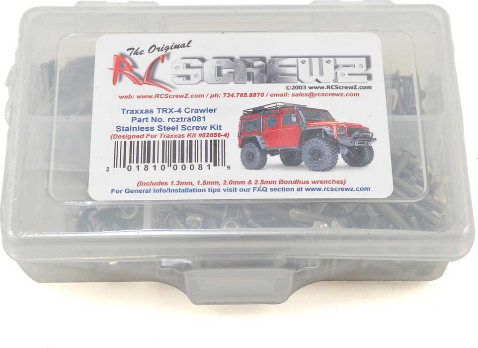 Stainless Steel Screw Set: Traxxas TRX-4 Crawler