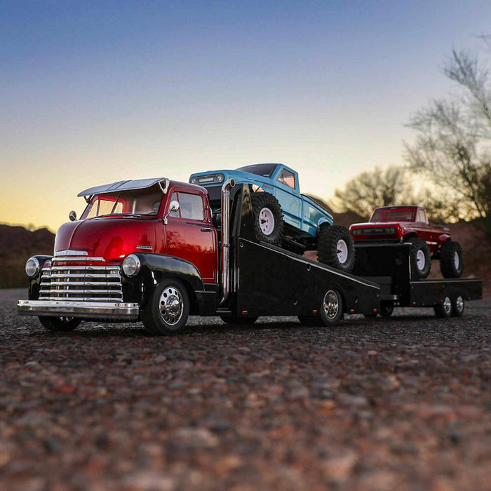 1/10 Custom 1953 Chevrolet Cab Over Engine Hauler RTR, Candy Red