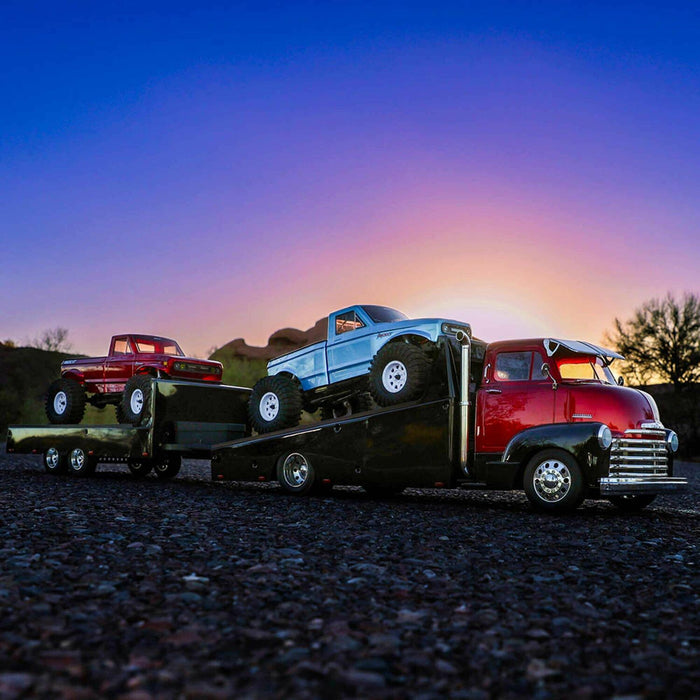 1/10 Custom 1953 Chevrolet Cab Over Engine Hauler RTR, Candy Red