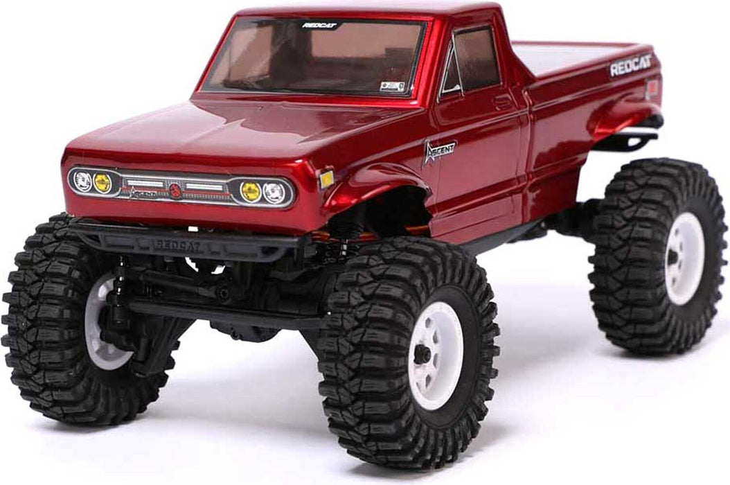 1/18 Ascent-18 4x4 Brushed Electric Rock Crawler RTR, Red