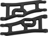Wide Front A-Arms, Black: Rustler, Stampede 2WD