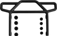 Rear Bumper, Black: Traxxas Rustler