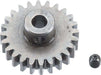 Extra Hard Steel 5mm Bore 1 Module Pinion, 24T