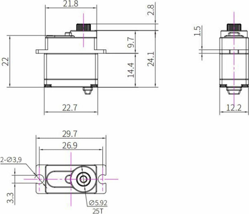 55Micro Servo - Servo Programmable