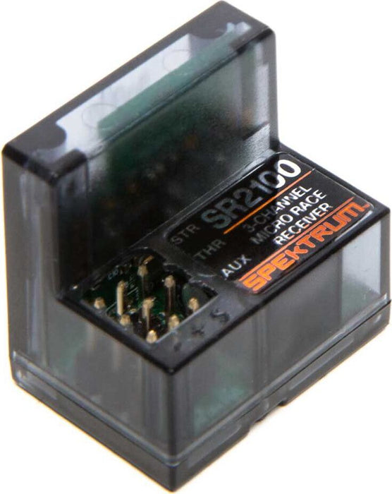 SR2100 DSMR 3-Channel Micro Race Receiver with Built in Antenna