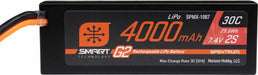 7.4V 4000mAh 2S 30C Smart G2 Hardcase LiPo Battery: IC5