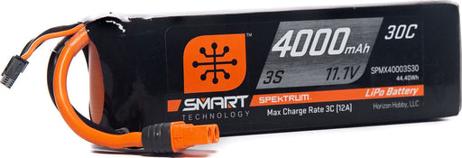 11.1V 4000mAh 3S 30C Smart LiPo Battery: IC3