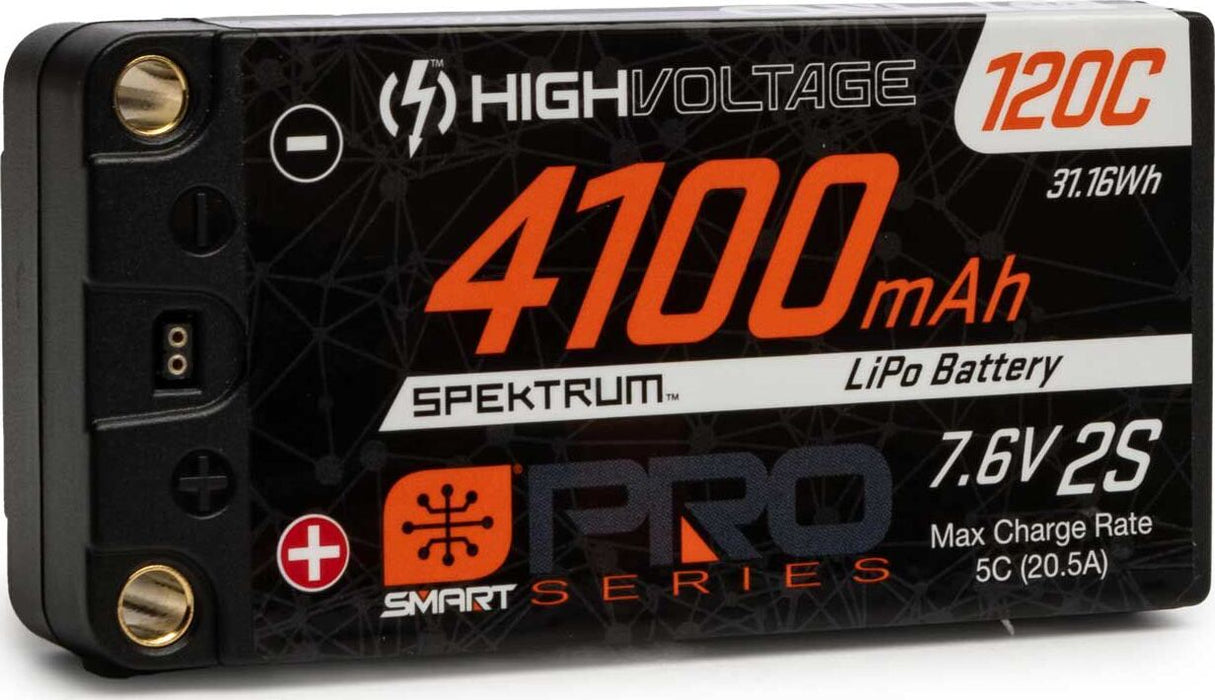 7.6V 4100mAh 2S 120C Smart Pro Race Shorty Hardcase LiHV Battery: Tubes, 5mm