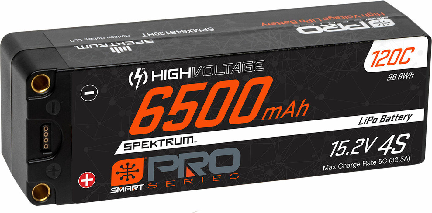 15.2V 6500mAh 4S 120C Smart Pro Race Hardcase HV-LiPo Battery: Tubes, 5mm