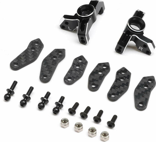 Spindle Set, Aluminum, Black: 22S Sprint