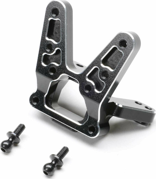 Rear Bulkhead, Aluminum, Black: 22S Sprint