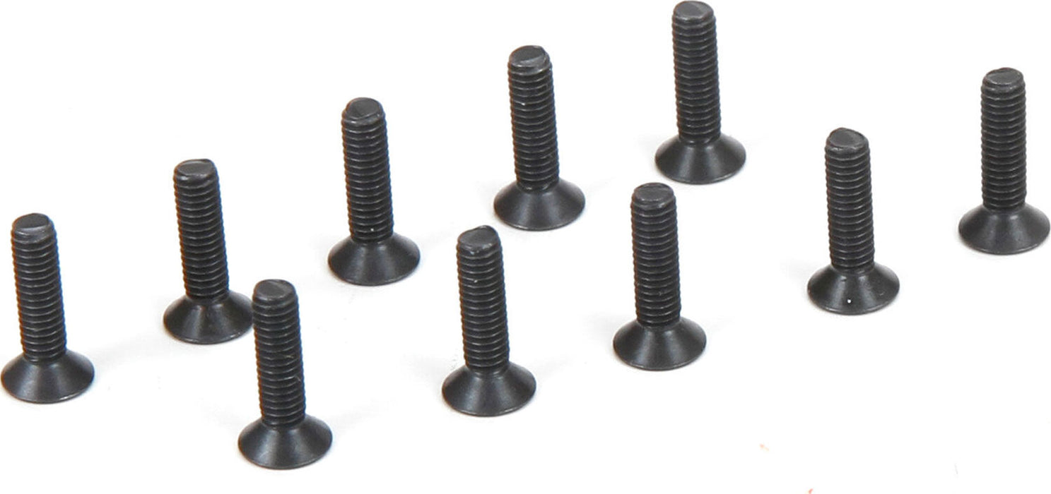 Flat Head Screws M2.5 x 10mm (10)