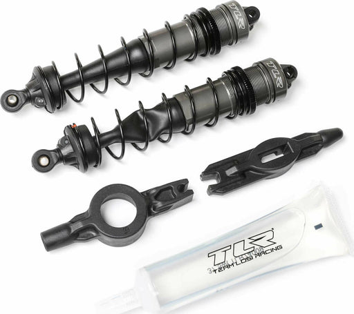Rear Shock Set, 123mm, Assembled (2): 8X