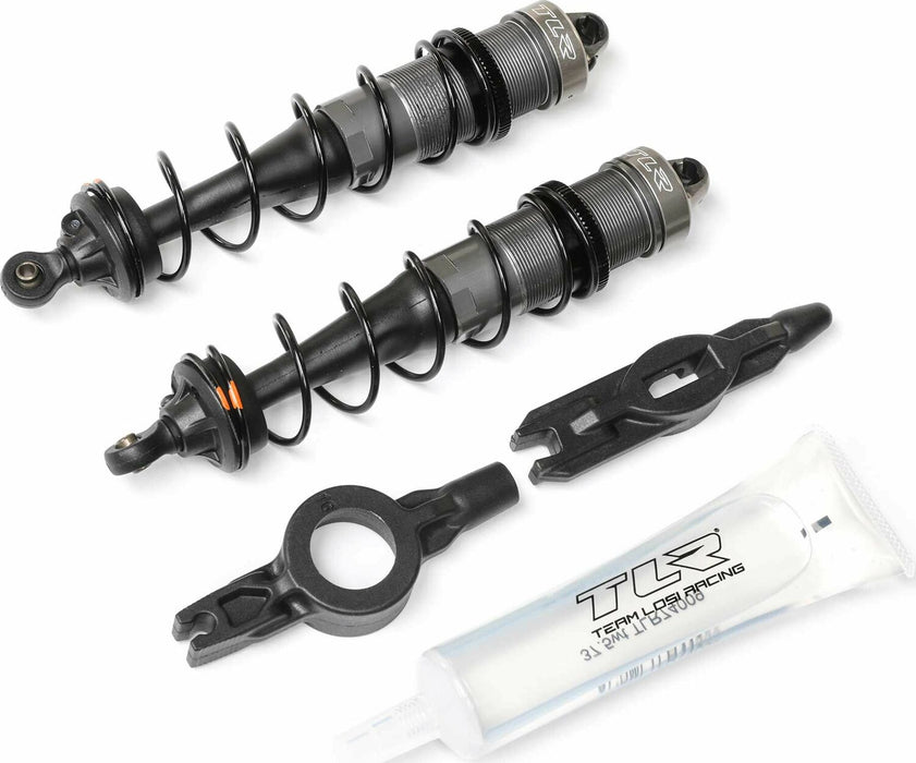 Front Shock Set, 125mm, Assembled (2): 8XT