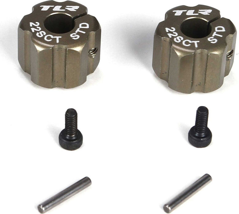 Rear Hex, Standard Width, Aluminum: 22SCT