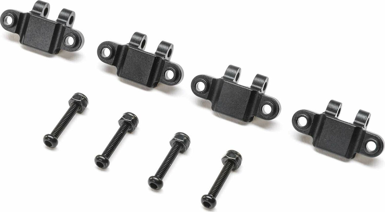 Aluminum Lower Shock Mount, Black: Mini LMT (4)