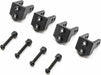 Aluminum Upper Shock Mount, Black: Mini LMT (4)
