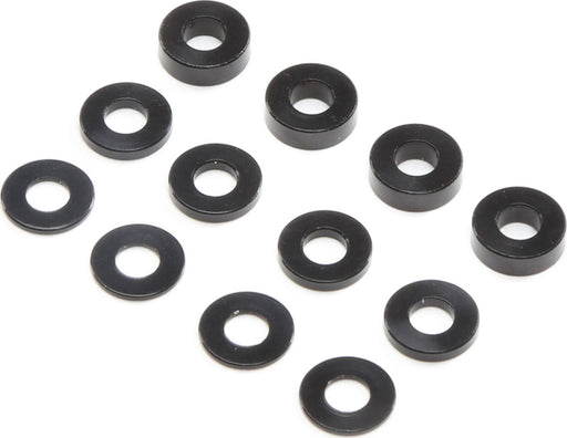 M3 Caster Block Aluminum Washer Set, Black (4ea)