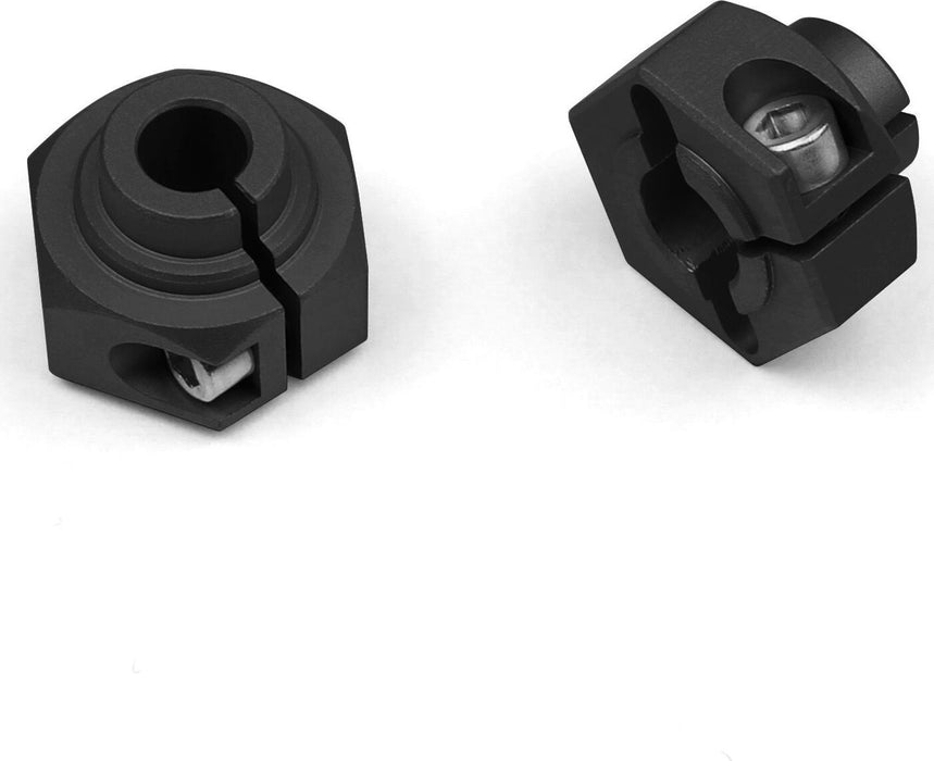 12mm Hex, Black Anodized