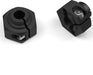 12mm Hex, Black Anodized