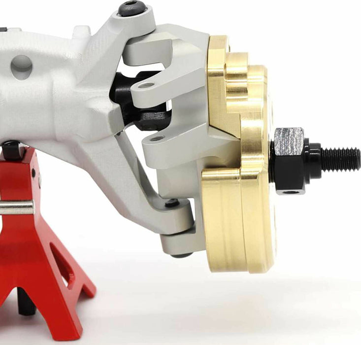 Brass F10 Portal Knuckle Weight - Low Offset