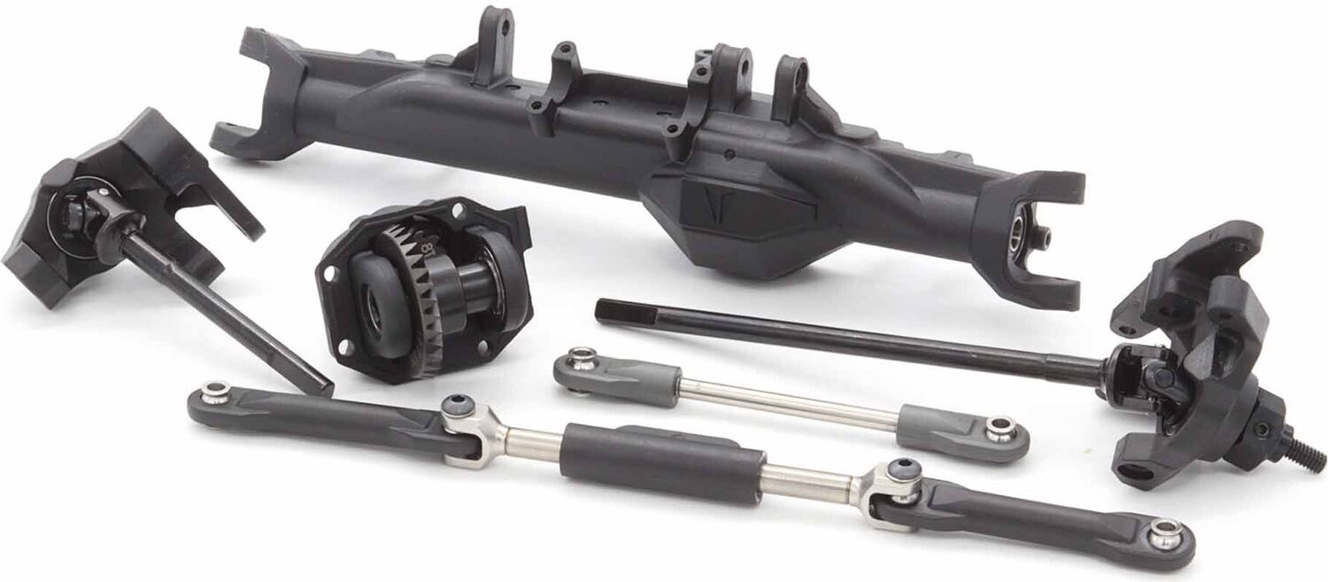 Front Straight Axle Set, 1/10 H10 Optic 4x4 Trail Buggy