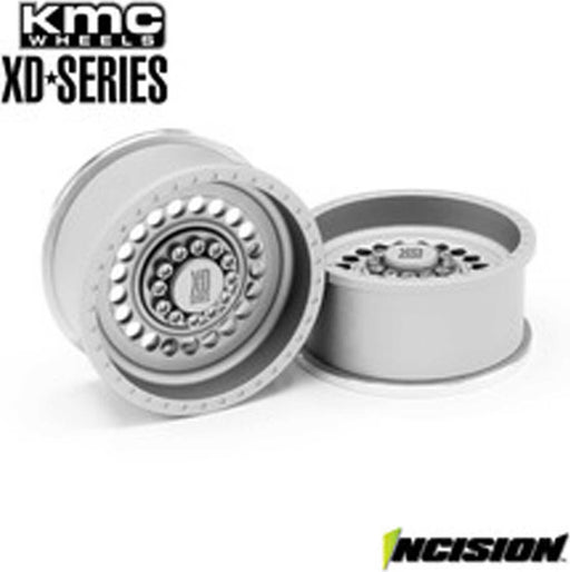 Incision KMC 1.9 XD136 Panzer Clear Anodized Wheels (2)