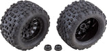Rival MT10 Tires and Method Wheels, Mounted, Hex, Black