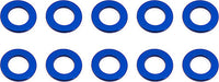 5.5 X .5mm Ball Stud Washer Blue Aluminum (10)