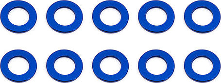 5.5 X .5mm Ball Stud Washer Blue Aluminum (10)