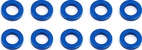 Ballstud Washers 5.5 x 1.0mm Blue Aluminum (10)